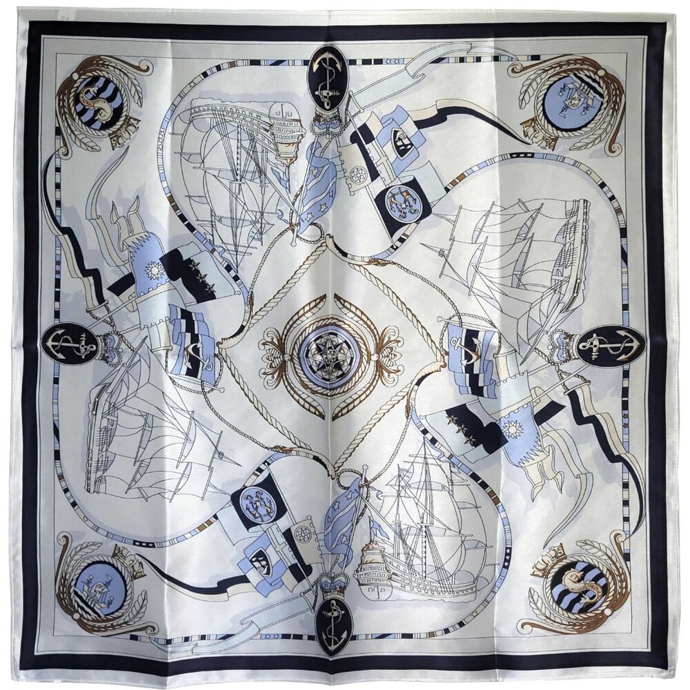NWT Genuine 100% Mulberry Silk Satin Scarf 21"x21" Small Square Shawl 54661